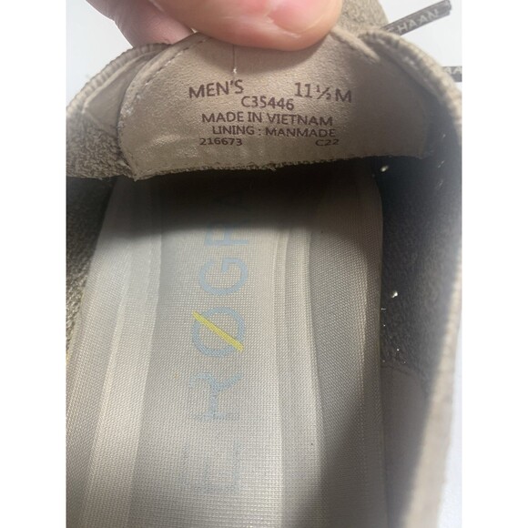 Cole Haan 2.ZeroGrand Stitchlite Wingtip Oxford Mens 11.5M Biege Knit Sneaker - Picture 10 of 10